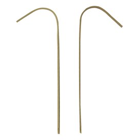 Espeto Curvo de Bambu 9 cm (100 Uds)