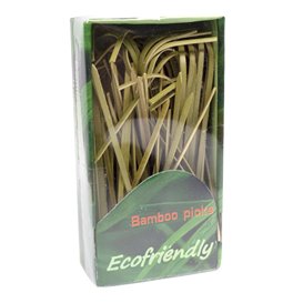 Espeto Curvo de Bambu 9 cm (100 Uds)
