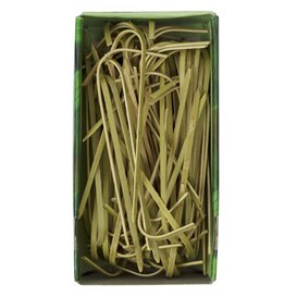 Espeto Curvo de Bambu 9 cm (100 Uds)