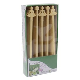 Agitador de Bebida em Bambu “Bouddha 1” 14cm (600 Uds)