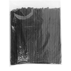 Palhinha Flexíve Papel Preto Ø6mm 230mm (3.000 Uds)