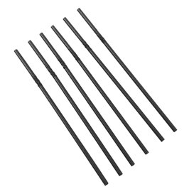 Palhinha Flexíve Papel Preto Ø6mm 230mm (3.000 Uds)