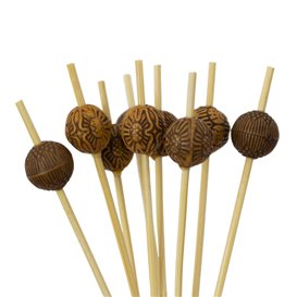 Palitos Madeira bambu Étnico 9cm (1200 Unidades)
