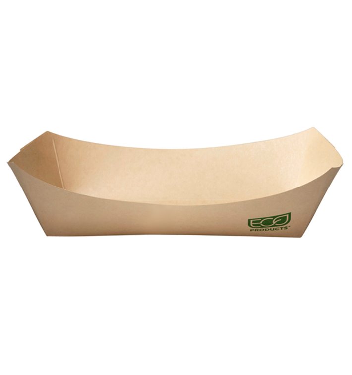 Barqueta Cartolina Kraft 350ml 10,6x7,3x4,5cm (125 Uds) Barqueta Cartolina Kraft 350ml 10,6x7,3x4,5cm (125 Uds)
