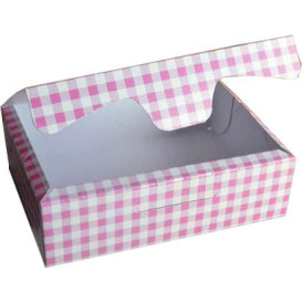 Caixa Pastelaria Rosa 17,5x11,5x4,7cm 250g (20 Uds)