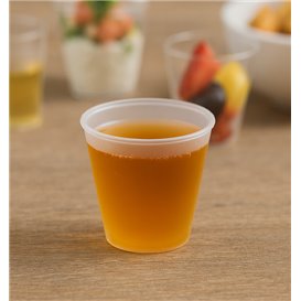 Copo de Prova Reutilizável Transparente PP 25ml (2.000 Uds)