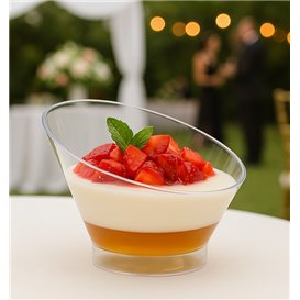 Taça Degustação Baixa PS Transparente 195ml (100 Uds)