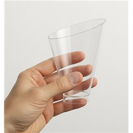 Copo Alto Cónico de Degustação PS Transparente 195ml (10 Uds)