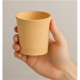 Copo Reutilizável de Bambu Natural Catering 8,4x9,2x9cm (2 Uds)