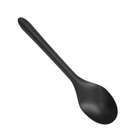 Colher Reutilizável PP Preta 15cm (50 Uds)