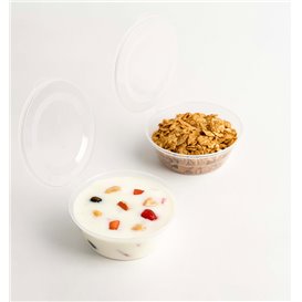 Embalagem para Molhos com Tampa Articulada Plastico PP 6Oz/180ml (1.000 Uds)