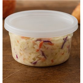 Embalagem em Plástico PP com Tampa Transparente “Deli Range” 360ml (240 Uds)
