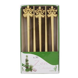 Palitos Madeira Bambu “Bouddha 2” 12cm em caixa (600 Uds)
