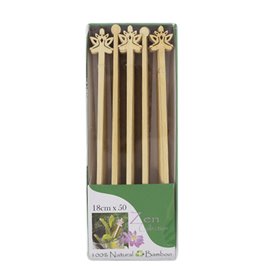 Agitador de Bebida em Bambu “Bouddha 2” 18cm (50 Uds)