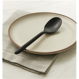 Colher Reutilizável PP Preta 15cm (50 Uds)