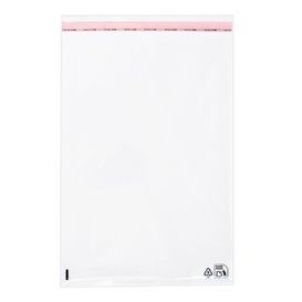 Saco PP Biorientado Dobra Adesivo 25x35cm G160 (100 Uds)