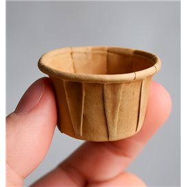 Copo em Papel Kraft para Molhos/Souffle 30ml (5000 Uds)