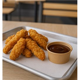 Terrina Cartão Kraft de Molho 60ml Ø6,7cm (2.000 Uds)