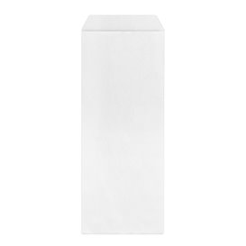 Saqueta de Talheres Branca 9x24cm (125 Uds)