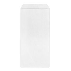 Saqueta de Talheres Branca 11x24cm (125 Uds)
