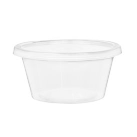 Embalagem para Molhos in PP Transparente com Tampa 60ml (100 Uds)