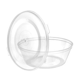 Embalagem para Molhos Plastico PP com Tampa Unida 6Oz/180ml (100 Uds)