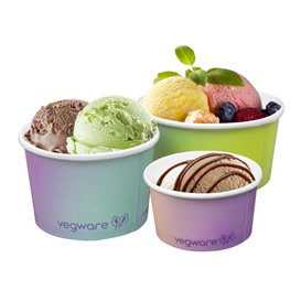 Taça de Cartão para Gelados 4Oz/114ml (1.000 Uds)