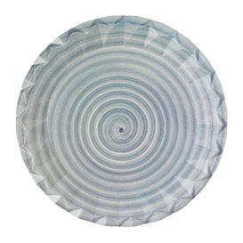 Prato de Cartão Desenho em Cerâmica "Bali" Ø18cm 290g/m² (50 Uds)