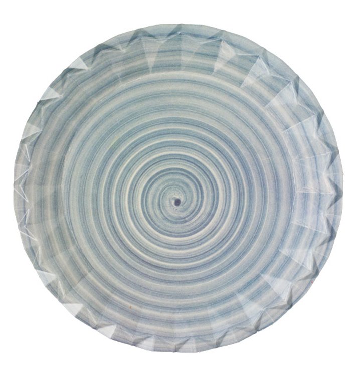 Prato de Cartão Desenho em Cerâmica "Bali" Ø18cm 290g/m² (50 Uds) Prato de Cartão Desenho em Cerâmica "Bali" Ø18cm 290g/m² (50 Uds)
