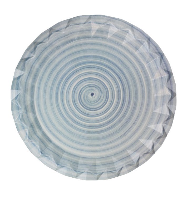 Prato de Cartão Desenho em Cerâmica "Bali" Ø23cm 345g/m² (50 Uds)