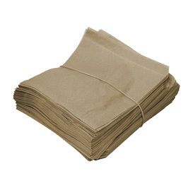 Saqueta  Papel Antigordura Aberta 2L Kraft 15x15cm (250 Uds)