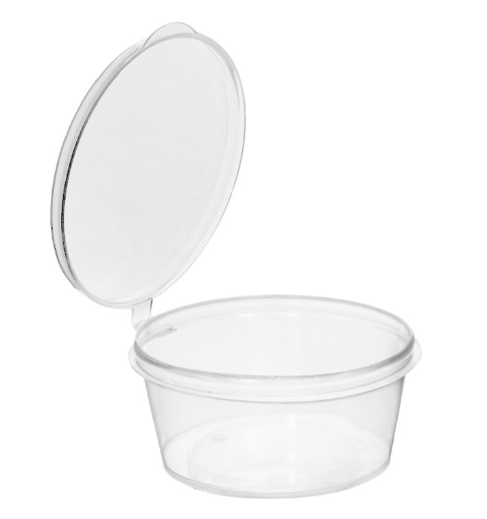 Embalagem para Molhos com Tampa Articulada Plastico PP 30ml (100 Uds)