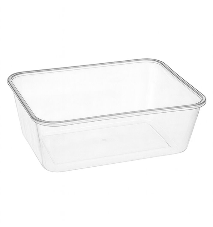 Embalagem Plastico Rectangular Transparente 750ml 17,4x11,6x5,5cm (500 Uds) Embalagem Plastico Rectangular Transparente 750ml 17,4x11,6x5,5cm (500 Uds)