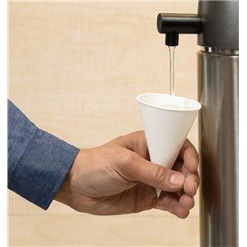 Cone de Papel para água (Branco) (5.000 Uds)