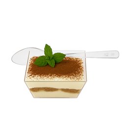 Colher de Prova PS Transparente 10cm (100 Uds)