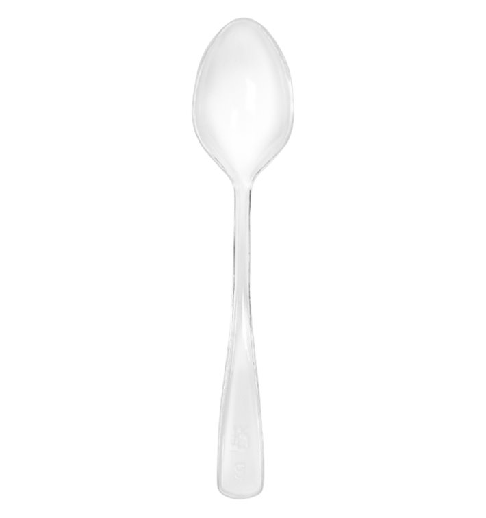 Colher de Prova PS Transparente 10cm (500 Uds) Colher de Prova PS Transparente 10cm (500 Uds)