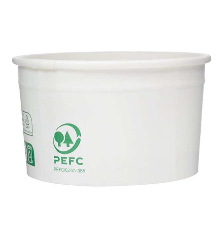 Taça de Cartão Ecologica para Gelados 100ml (65 Uds) Taça de Cartão Ecologica para Gelados 100ml (65 Uds)