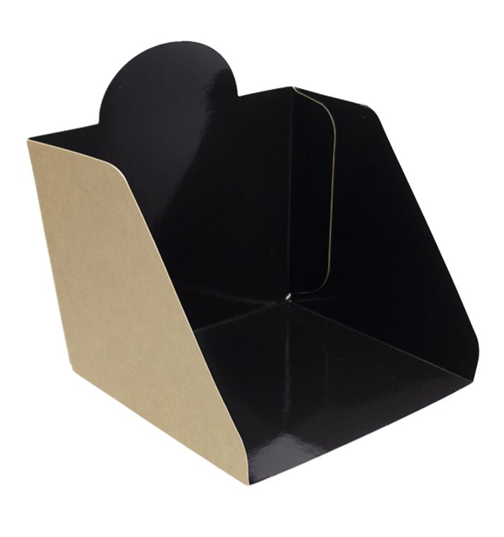 Pá de Cartão para Hambúrguer 12x12x10cm (25 Uds) Pá de Cartão para Hambúrguer 12x12x10cm (25 Uds)