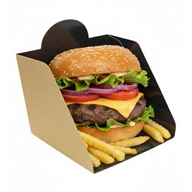 Pá de cartão para Hambúrguer 12x12x10cm (600 Uds)