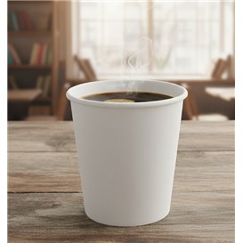 Copo de Cartão Branco 4Oz/120ml Ø6,2cm (50 Uds)