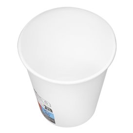 Copo de Cartão Branco 9Oz/280ml Ø8,0cm (1000 Uds)