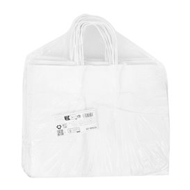 Saco Papel Branca com Asas Torcidas 80 g/m² 32+16x26cm (25 Uds)
