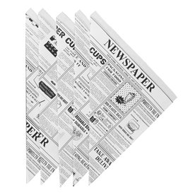 Cone de Papel Antigordura 24,5cm 100g (1600 Uds)
