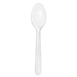 Mini Colher Reutilizável PS Transparente 12,5cm (30 Uds)