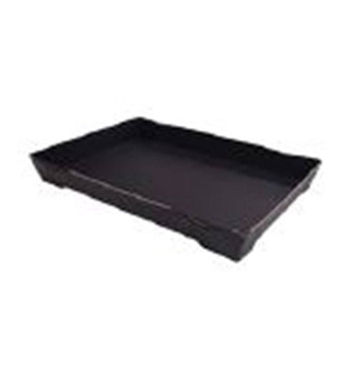 Tabuleiro de Sushi em Cartão Preto 16,5x11,5cm (12 Uds) Tabuleiro de Sushi em Cartão Preto 16,5x11,5cm (12 Uds)