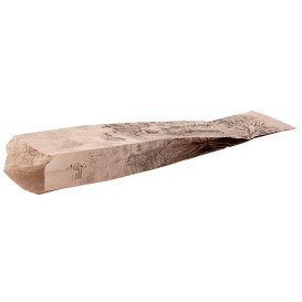 Saco de Papel para Pão Kraft 9+5+50 cm (100 Unidades)