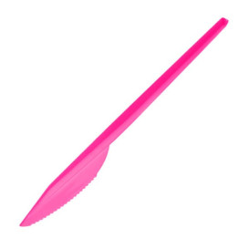 Faca de Plastico Fucsia PS 165 mm (15 Uds)