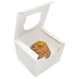 Caixa 1 Cupcake Branco 11x10x7,5cm (200 Unidades)