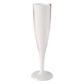 Copo Flute Plastico Branco 115ml 1P (120 Unidades)