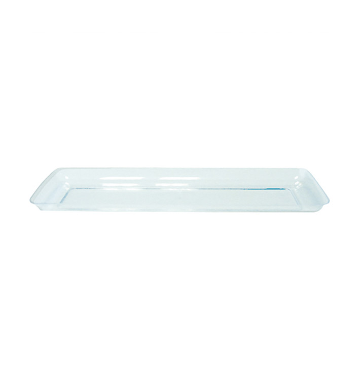 Bandeja Plastico Degustação "Water Green" 6,5x19cm Bandeja Plastico Degustação "Water Green" 6,5x19cm